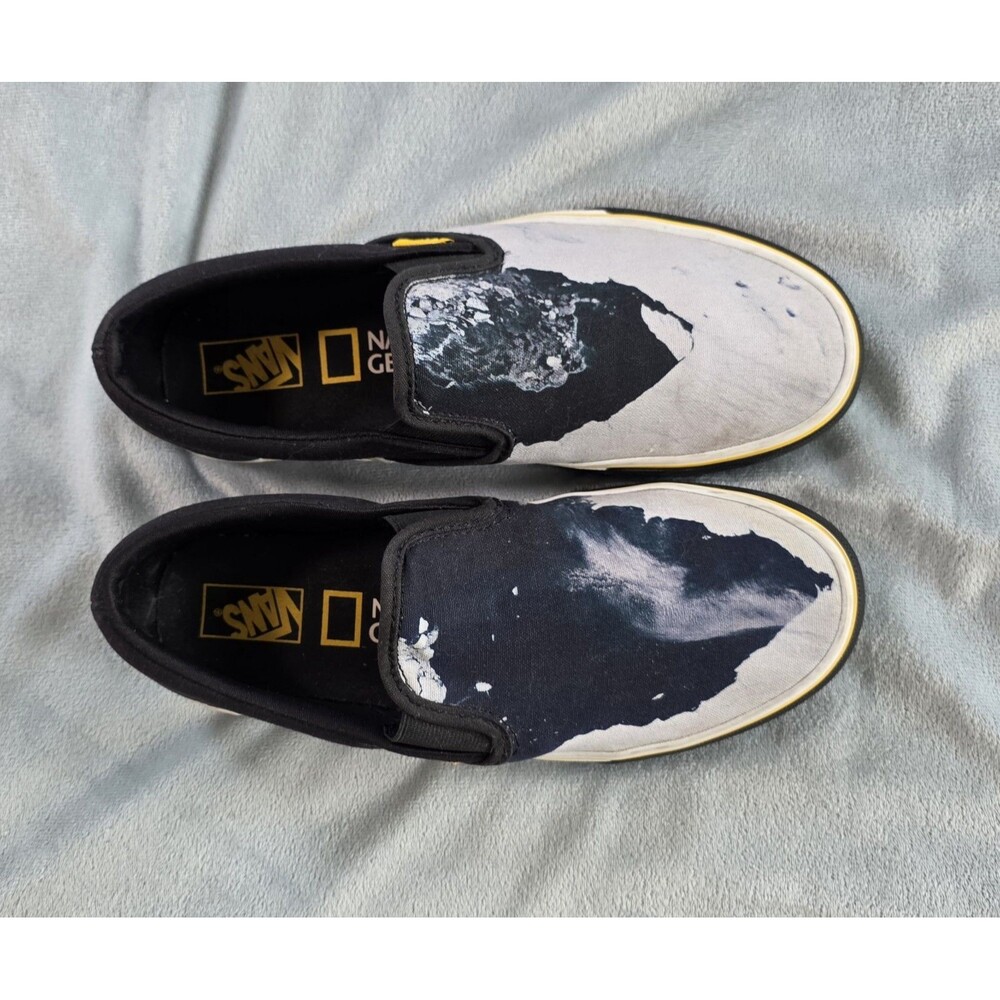 Vans x National Geographic Then Now Glacier Slip-On M 7 W 8.5 VN0A4U38WT3